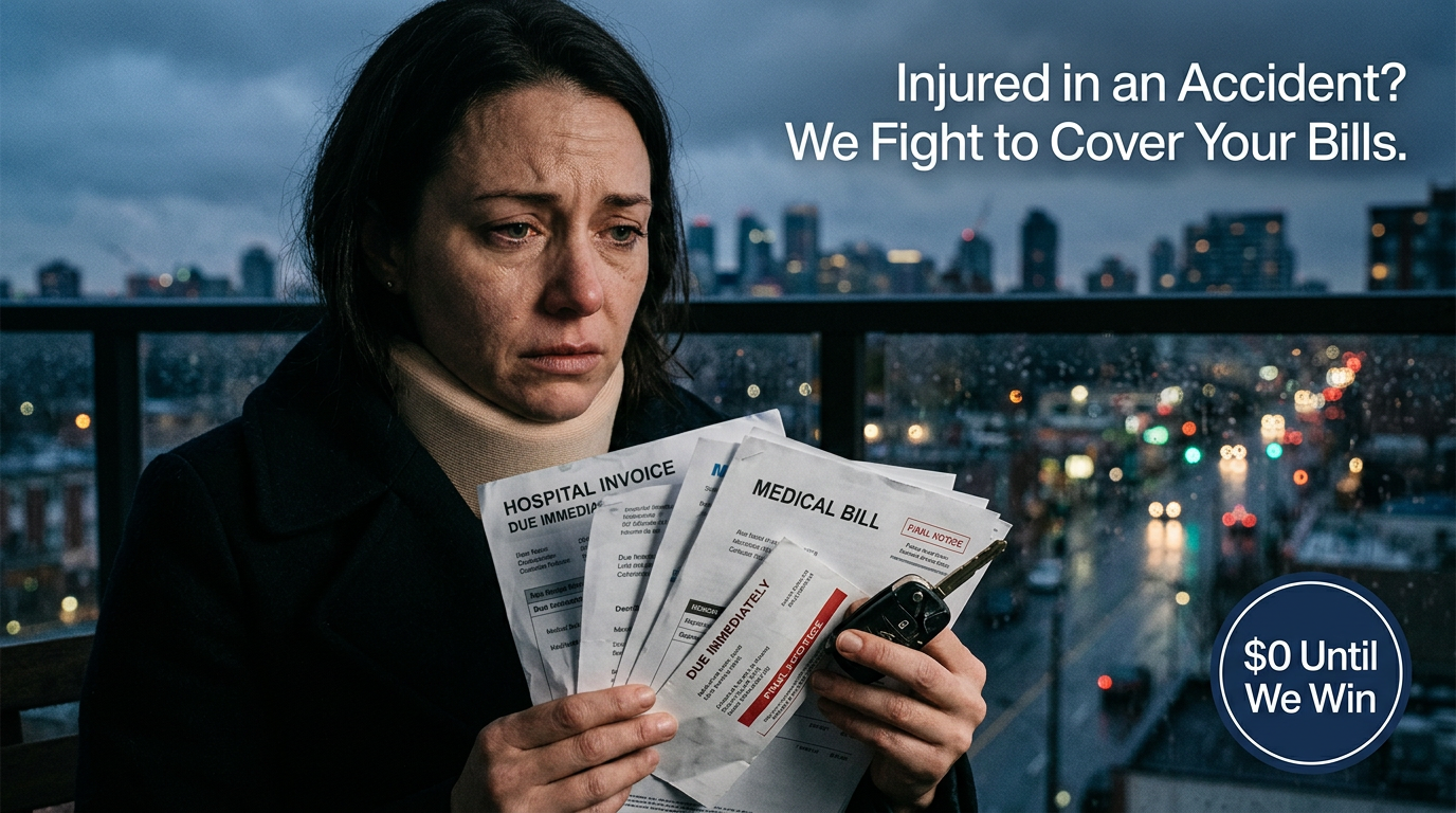 Medical bills and financial stress from personal injury